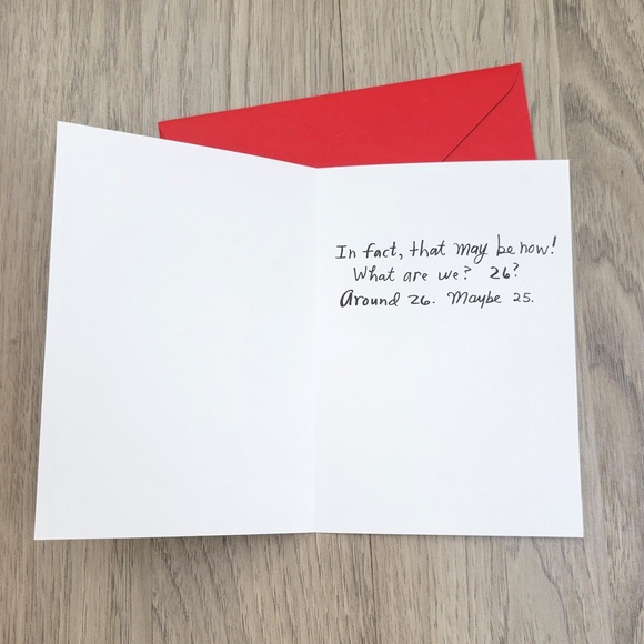 Funny Friendship or Birthday Greeting Card for Anyone, Shoebox Hallmark - Picture 2 of 2